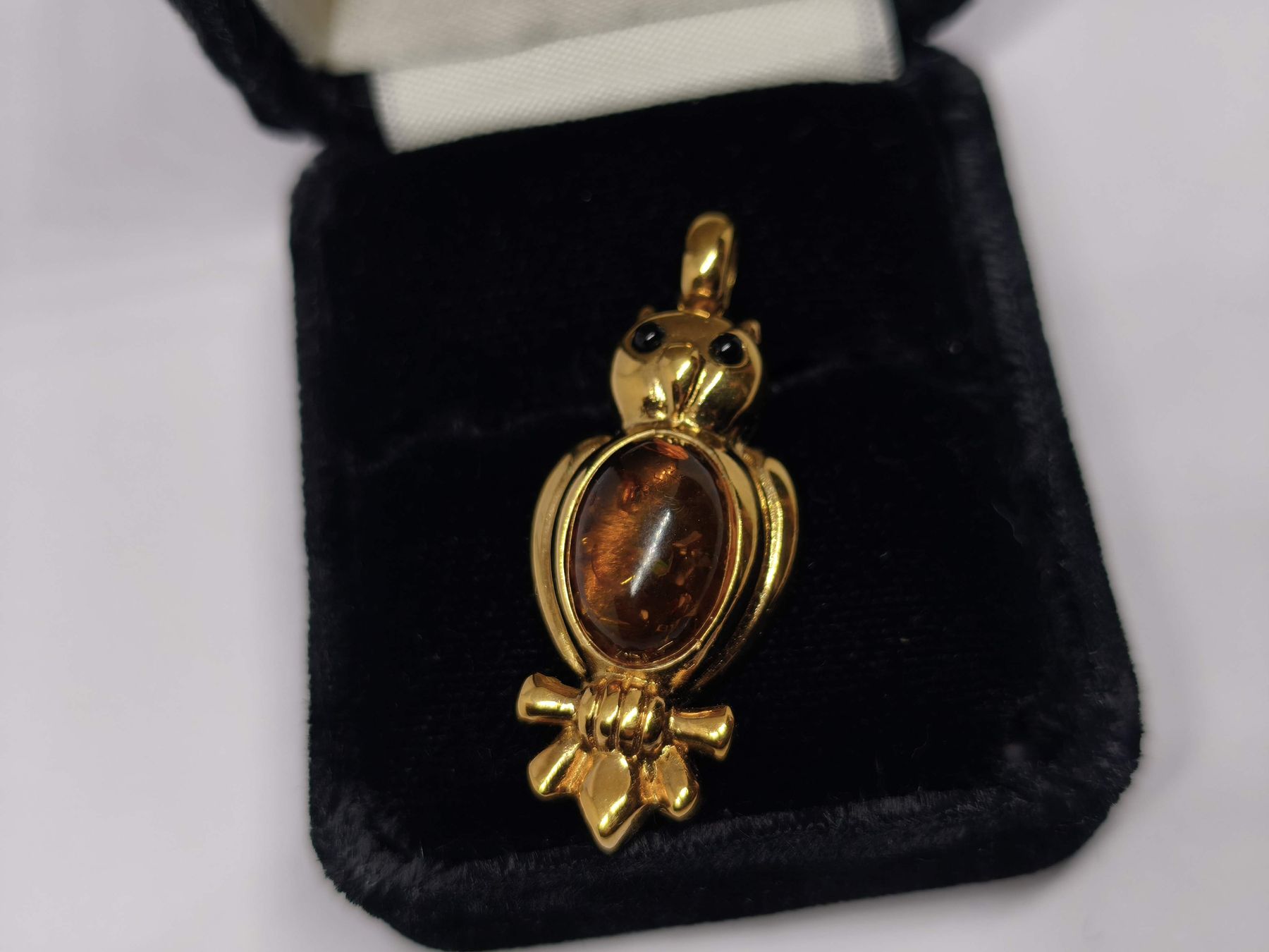 Pierre Lang Ciondoli: Gold Anhänger Eule Bernstein 🌻Pierre Lang – Usato da St. Gallen venduto da GIULESGG 3