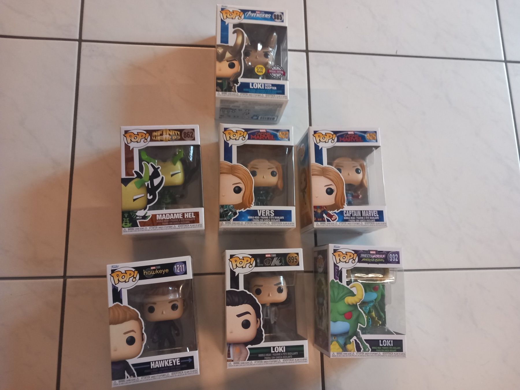 Funko Statuette: Diverse Marvel Funko Pop – Usato da Tägerig venduto da ronjatobilisa