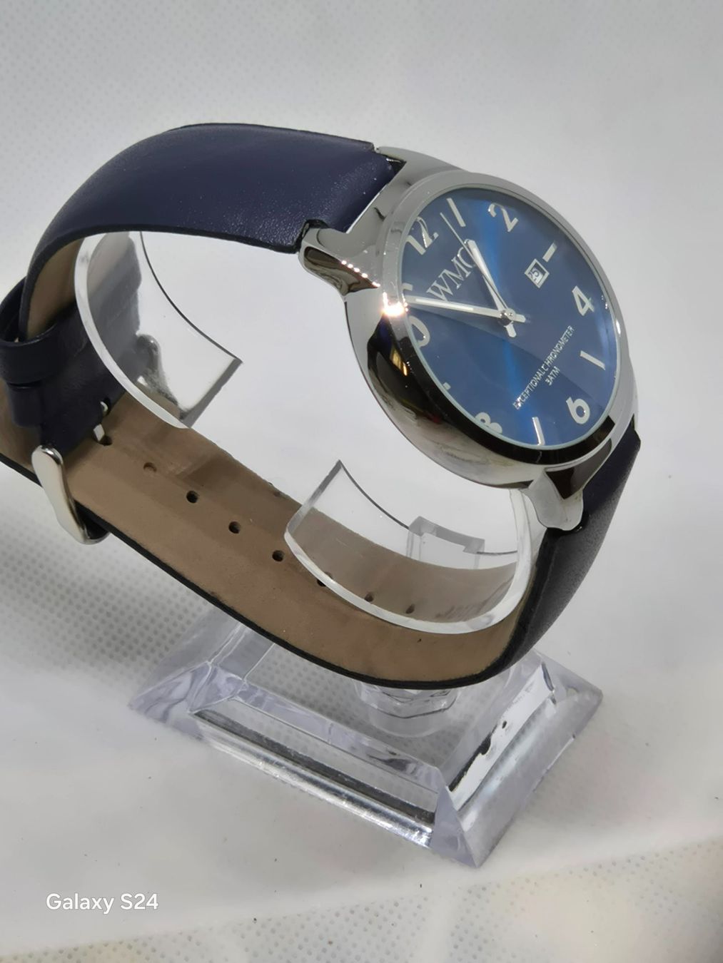 Orologi: WMC Blue Watch mit Datumsanzeige, 3 ATM – Nuovo e nell'imballaggio originale da Losone venduto da bal_gfp6 2