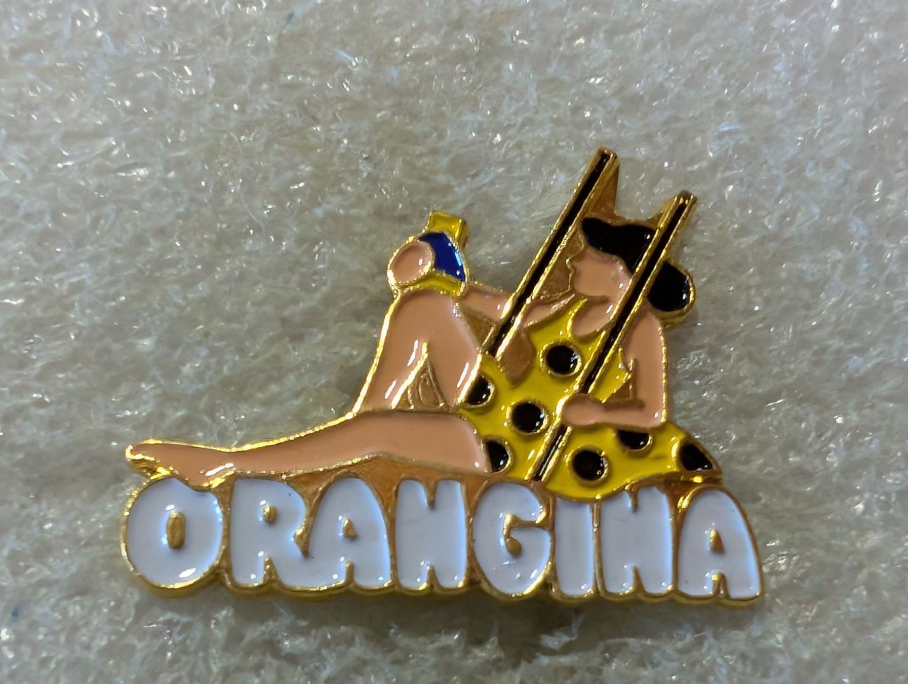 Placchette & Badge: Ansteckpin 186: Orangina – Usato da Oppligen venduto da Pin-Fall-Shop