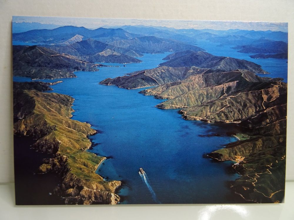 Neuseeland Postkarte Cook Strait Fähre Marlborough Sounds | Kaufen auf ...