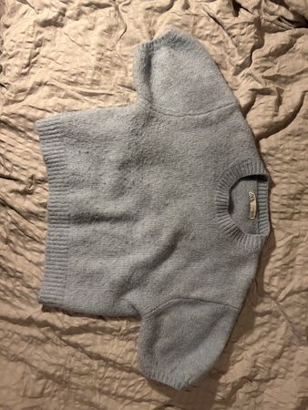 Zara Strickpullover Hellblau, Grösse M, Top Zustand!