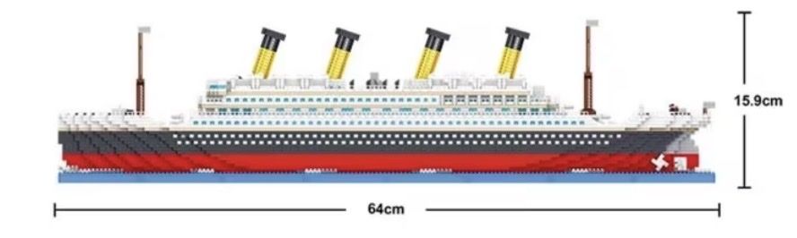 Aston Martin Kit di costruzioni: Riesen Titanic wie Lego – Nuovo e nell'imballaggio originale da Sumiswald venduto da Tigger81 1