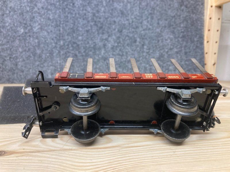 Buco Modellini di ferrovie: Buco Spur 0 Rungenwagen 8665 – Usato da Büsserach venduto da ModellbahnDepot 5