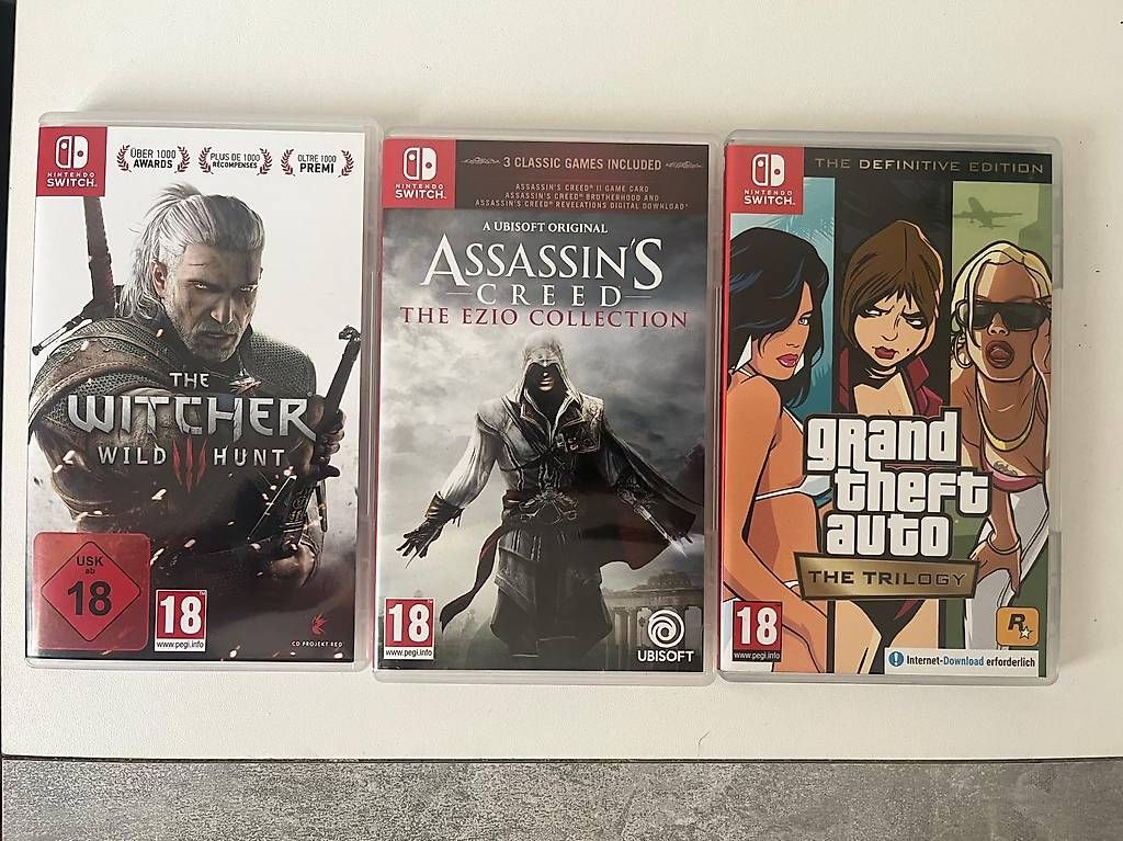 Nintendo Spiele: 3 Nintendo Switch Spiele – Neu (gemäss Beschreibung) aus St. Margrethen SG von AlexanderSteinberg