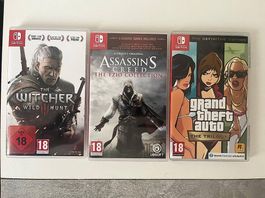 3 Nintendo Switch Spiele