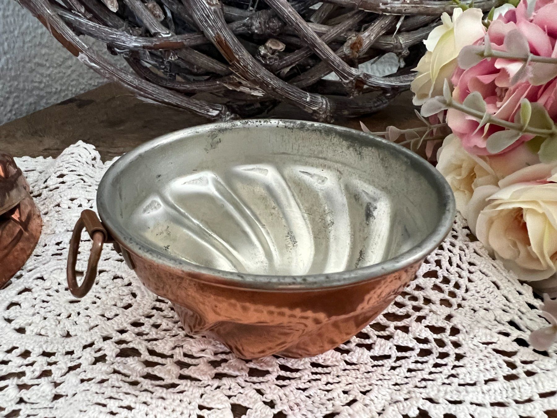 Backformen: Shabby, alte Guggelhopf - Kupfer – Gebraucht aus Walzenhausen von Cerna007 3