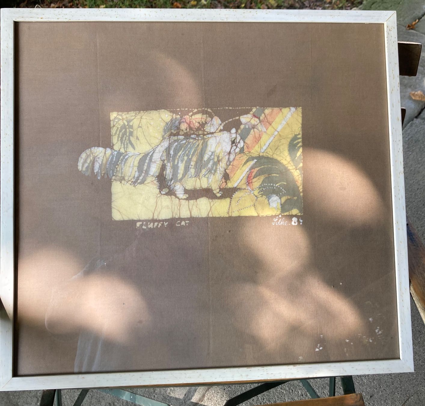 Poster & Bilder: Batik Bild Katze – Gebraucht aus Ranflüh von SwR_E19 3