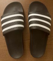 ADILETTE - Badesandale Black/White Adidas Originals