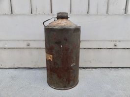 alter Kanister aus Blech Rost Beulen Blechkanister Bidon