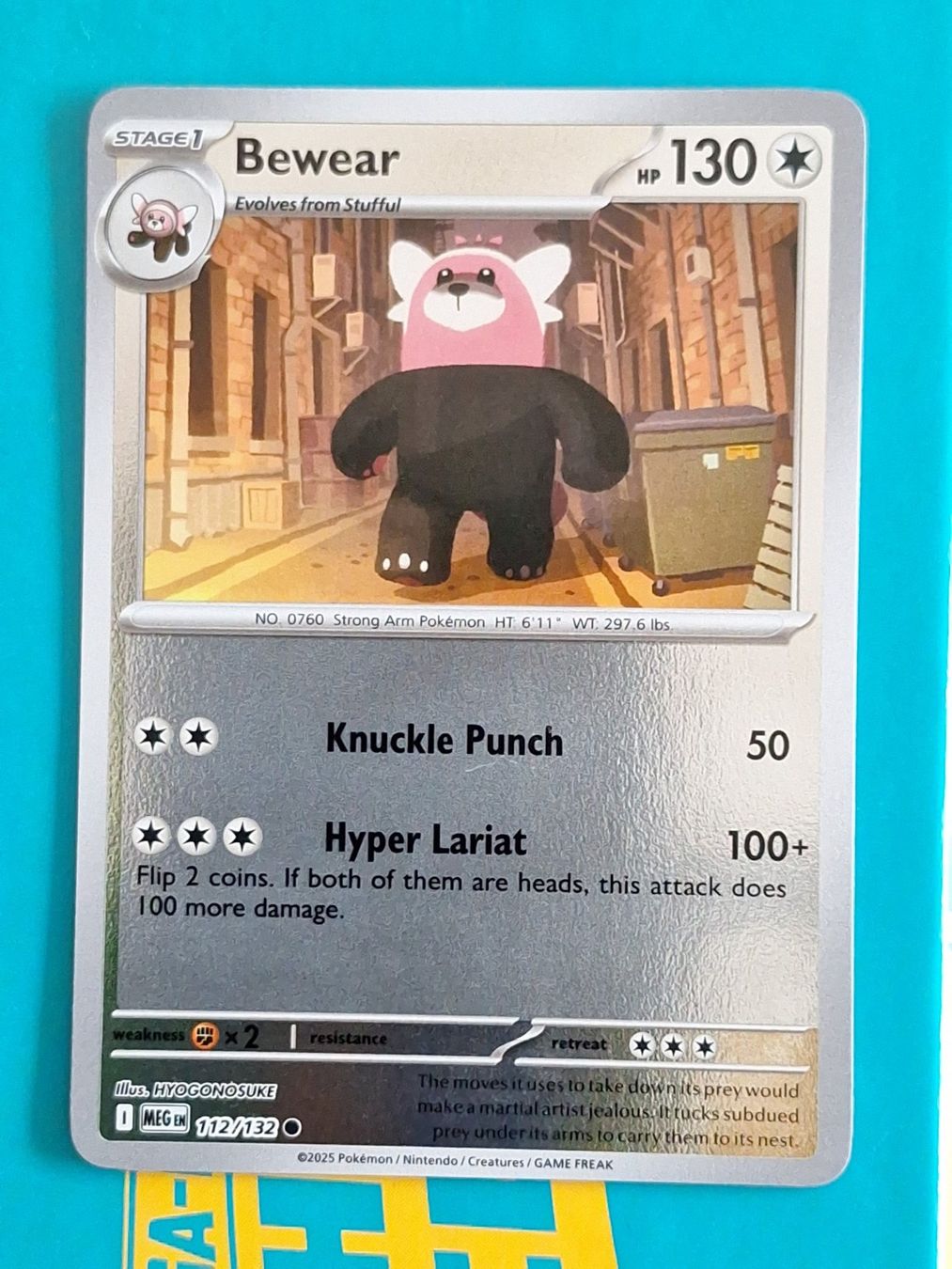 Pokémon Carte collezionabili: Bewear - Reverse Holo Pokemon Mega Evolution #1.8 – Usato da Altstätten SG venduto da GGsGameshop