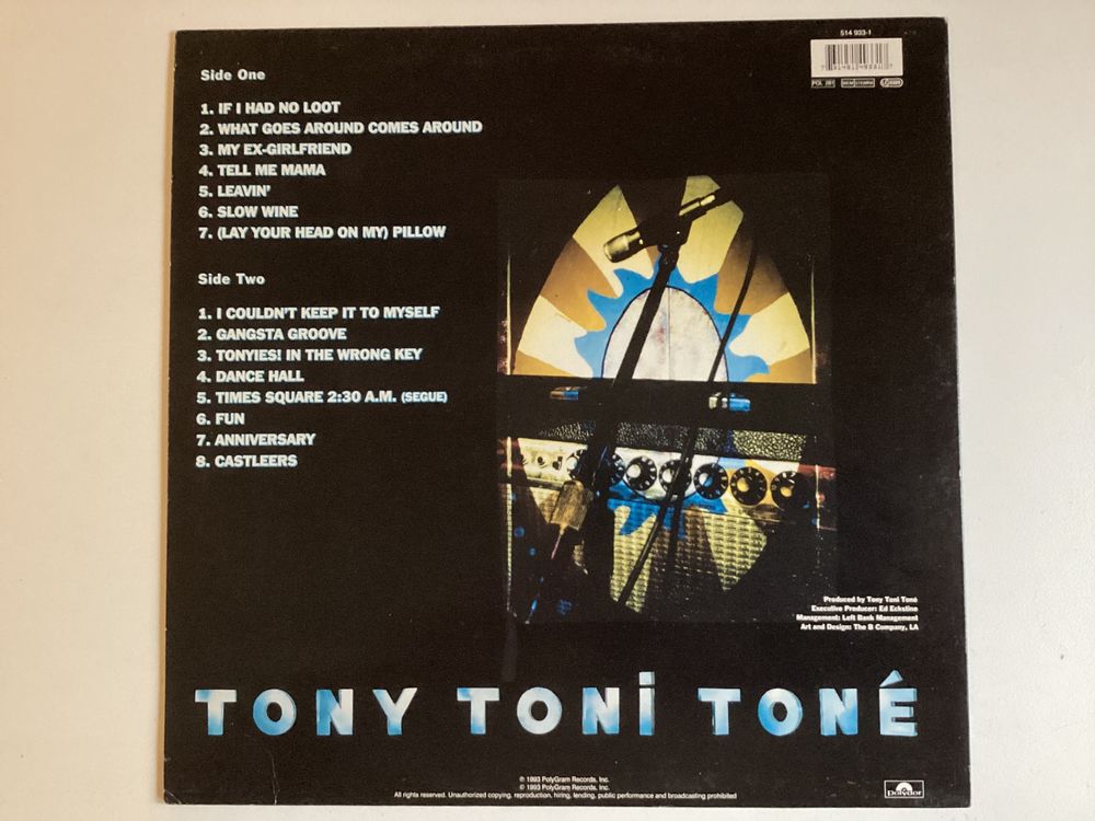 Tony Toni Tone LP - Sons Of Soul (UK Original Pressung) | Kaufen auf ...