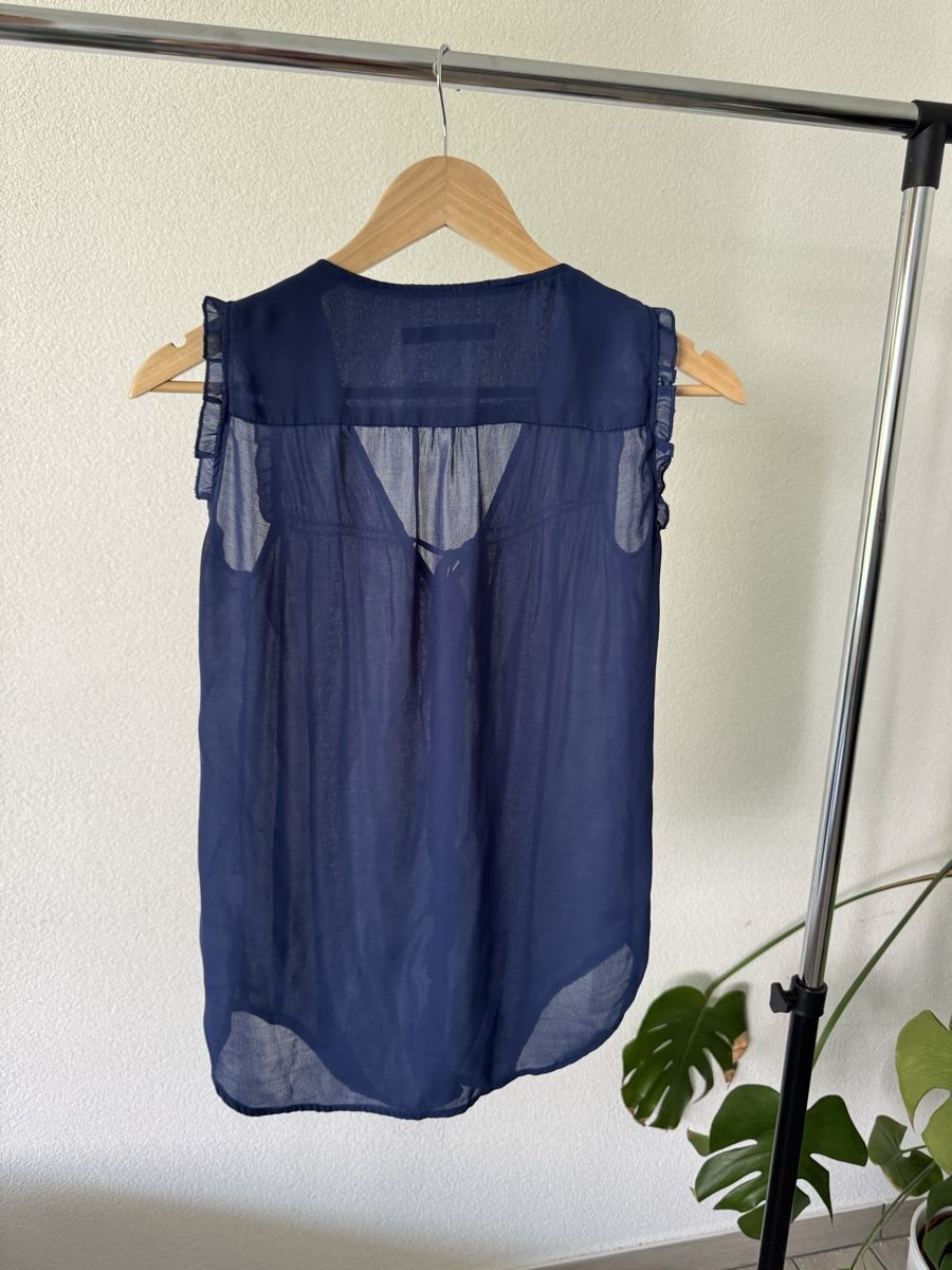 Zara Top: Blaue Bluse von Zara, S – Usato da Granges VS venduto da rvn 2