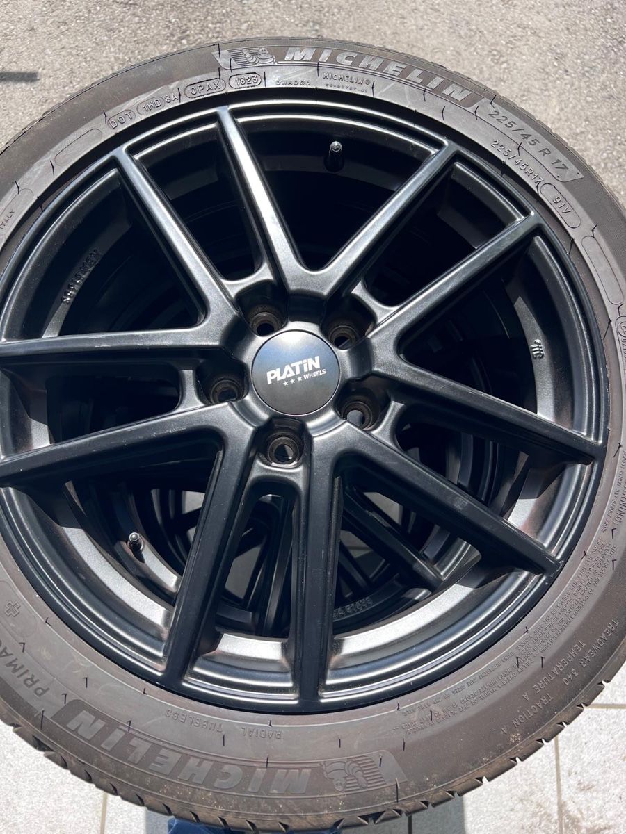 Cerchioni: Kompletträder Platin Wheels / Michelin – Usato da Vaduz venduto da Be_Va 1