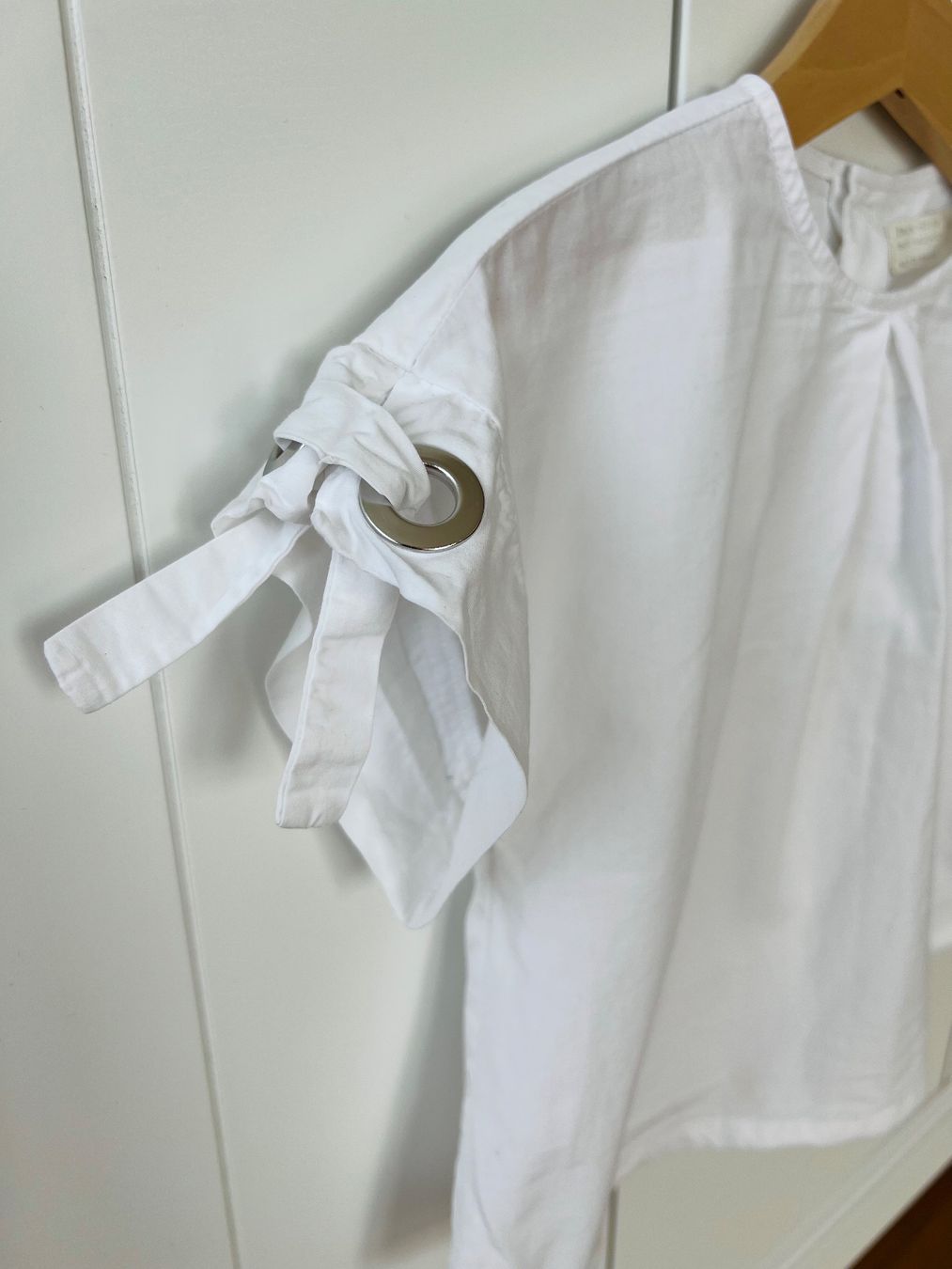 Zara Camicette, T-shirt & Top: Zara 104 Bluse - Top, weiss – Usato da Burgdorf venduto da rulan 1