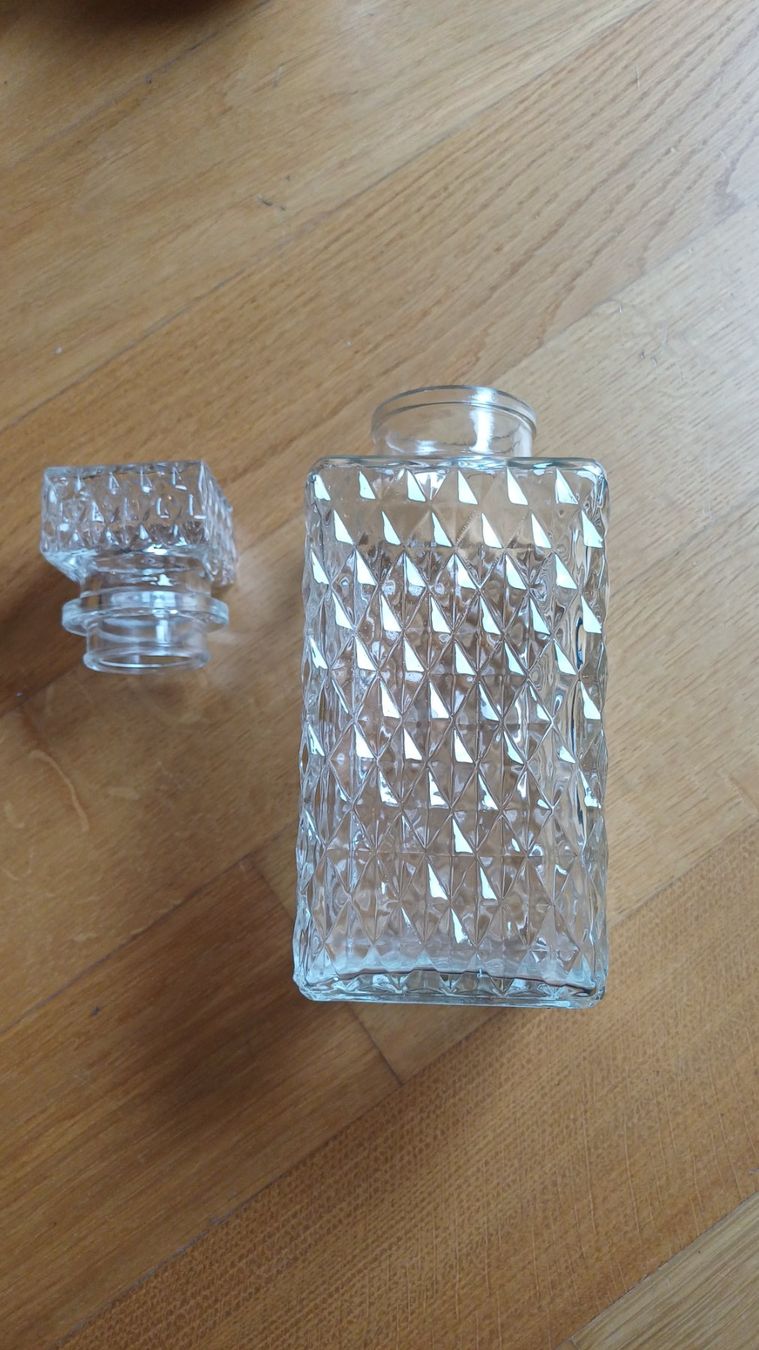 Caraffe: Vintage Kristallkaraffe mit Stöpsel – Usato da Oberneunforn venduto da Bumbam 2