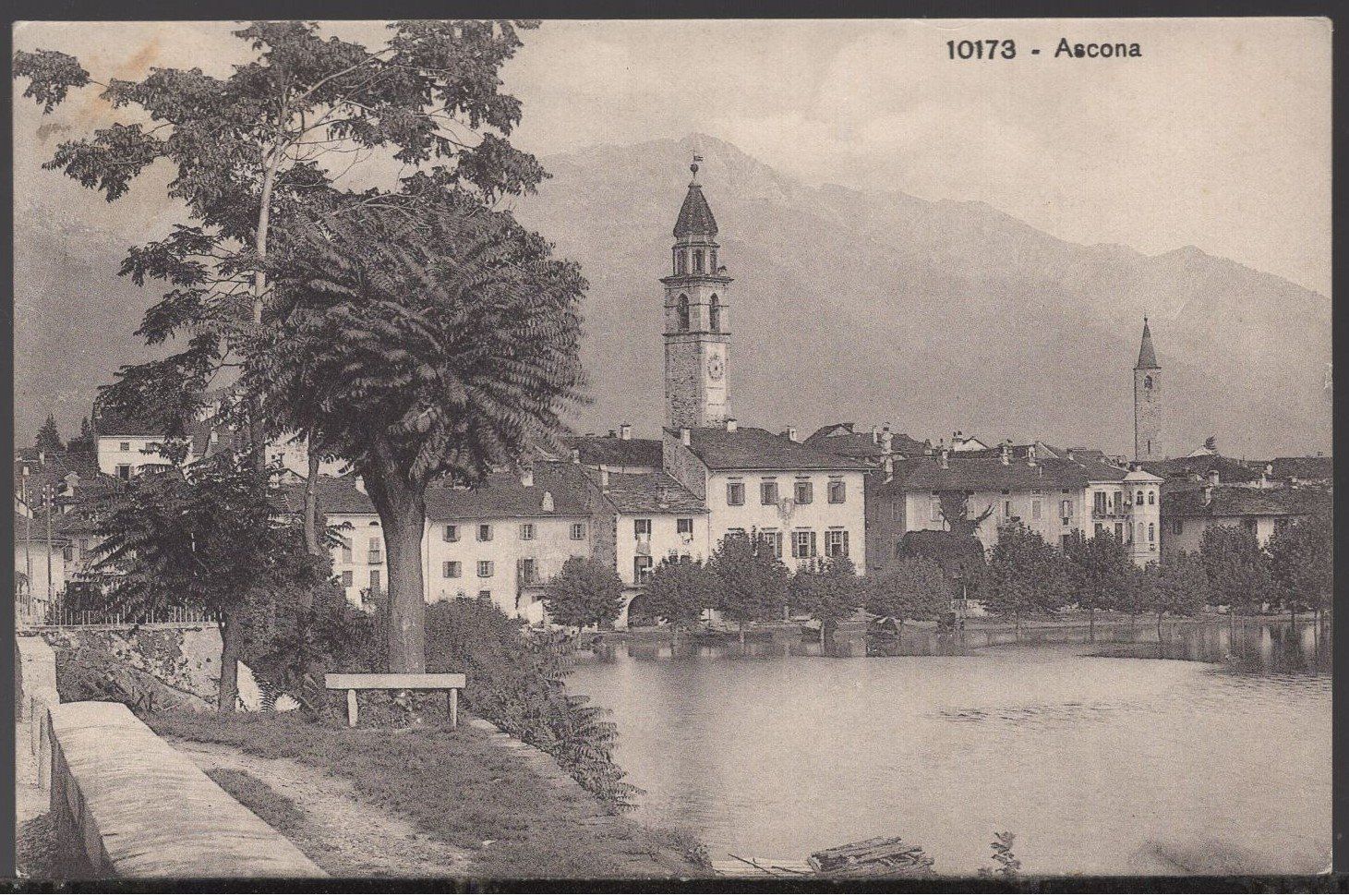 Cartes postales: Ascona - Panorama  1910 – D'occasion à Aarau par kufi44