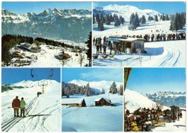 Flumserberg - 5 Bild AK