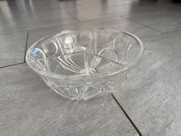 Glasschale / 3 geteilte Abschnitte