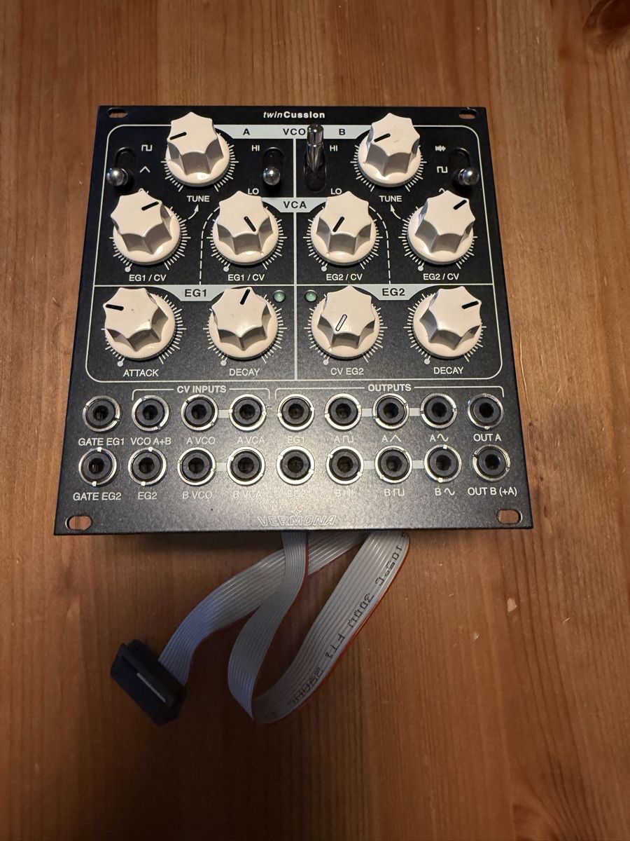Vermona Musikinstrumente: Vermona Twin Cussion Eurorack Modul – Gebraucht aus Zürich von philipp_buehler