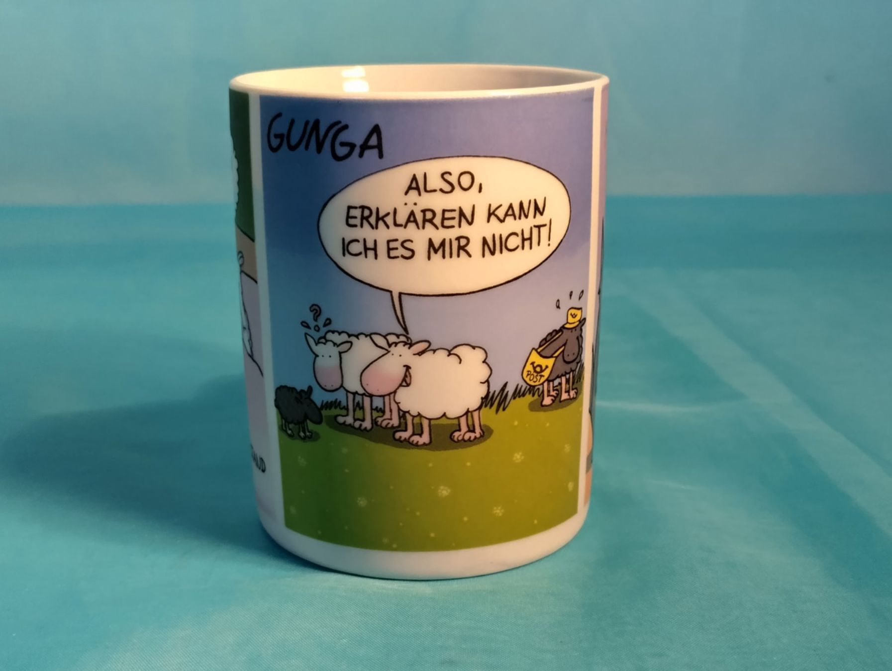 Tassen: Witzige Tasse mit einem Schaf, Michael Fischer – Neu (gemäss Beschreibung) aus Bellach von JingleCherry 1