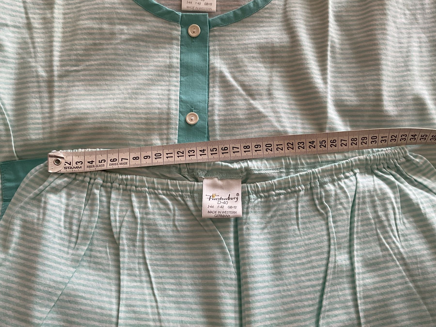 Negligees & Pigiami: Fürstenberg 100% Baumwolle Pyjama Gr 40 neu – Nuovo (secondo la descrizione) da Urdorf venduto da alda02 6