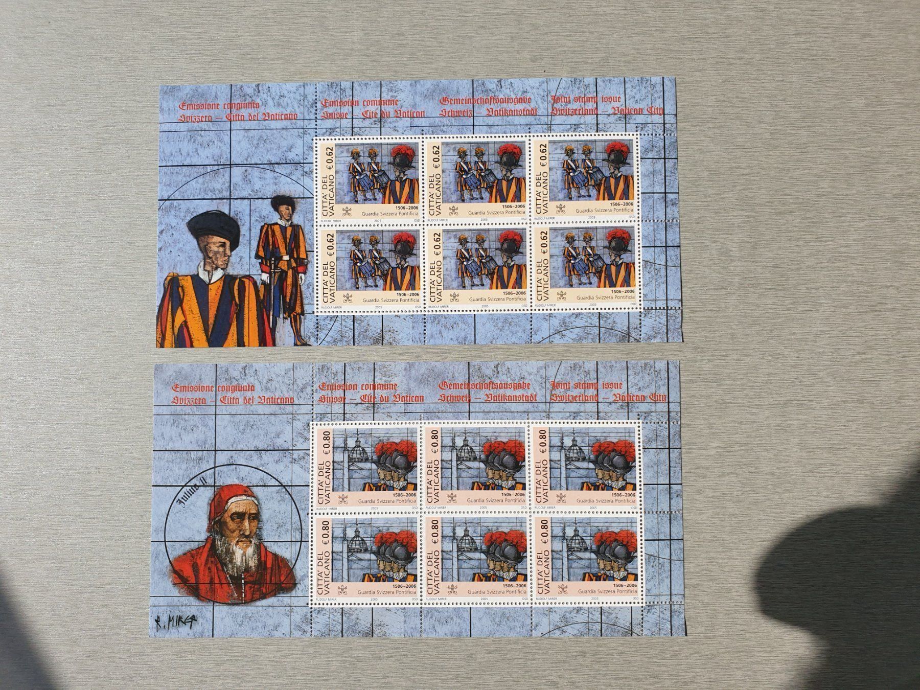 Tutti i francobolli: Briefmarkenbögen vom Vatikan postfrisch – Nuovo (secondo la descrizione) da Frauenfeld venduto da Kasico