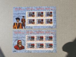 Briefmarkenbögen vom Vatikan postfrisch