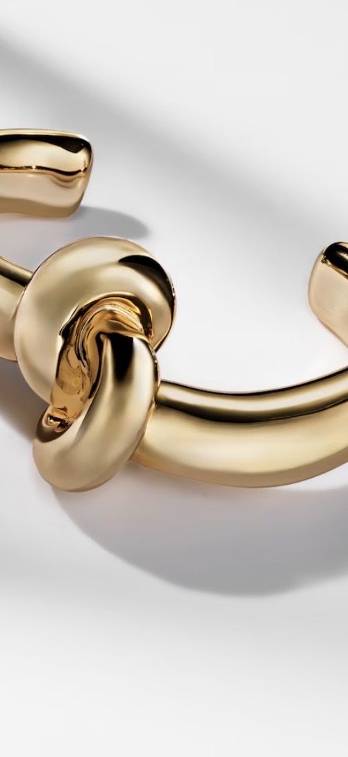 Bracciali & Braccialetti: Jennifer Fisher gold knot cuff – Nuovo (secondo la descrizione) da Bäch SZ venduto da jfog 2