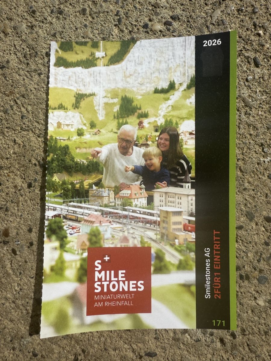 Buoni: 2:1 SMILESTONES MINIATURWELT AM RHEINFALL – Nuovo (secondo la descrizione) da Bözberg venduto da Lilipzl