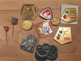 Sammlung von 11 Anstecknadeln