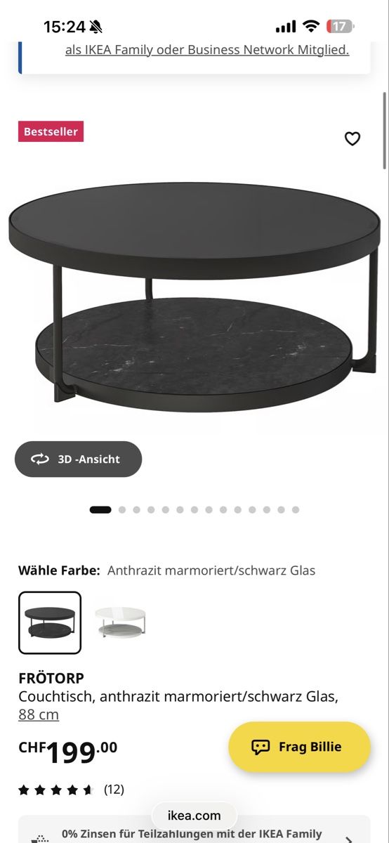 Ikea Set di tavolo e panche: Couchtisch-Set IKEA - Frötorp – Usato da Urtenen-Schönbühl venduto da GadgetsBern 1