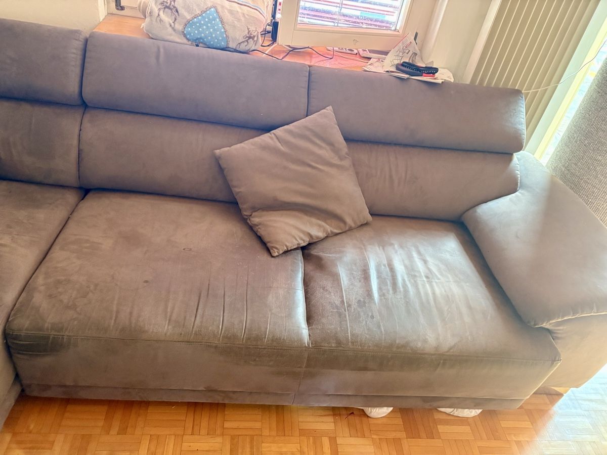 Divani: Alcantara Ecksofa Grau – Usato da Stäfa venduto da Louder85 6