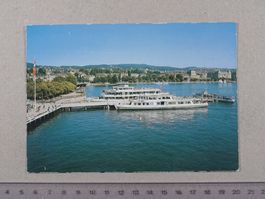 Zürich, Bürkliplatz, Schiff, Landungssteg