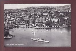 LAUSANNE - Ouchy vu par avion - Bateau CGN