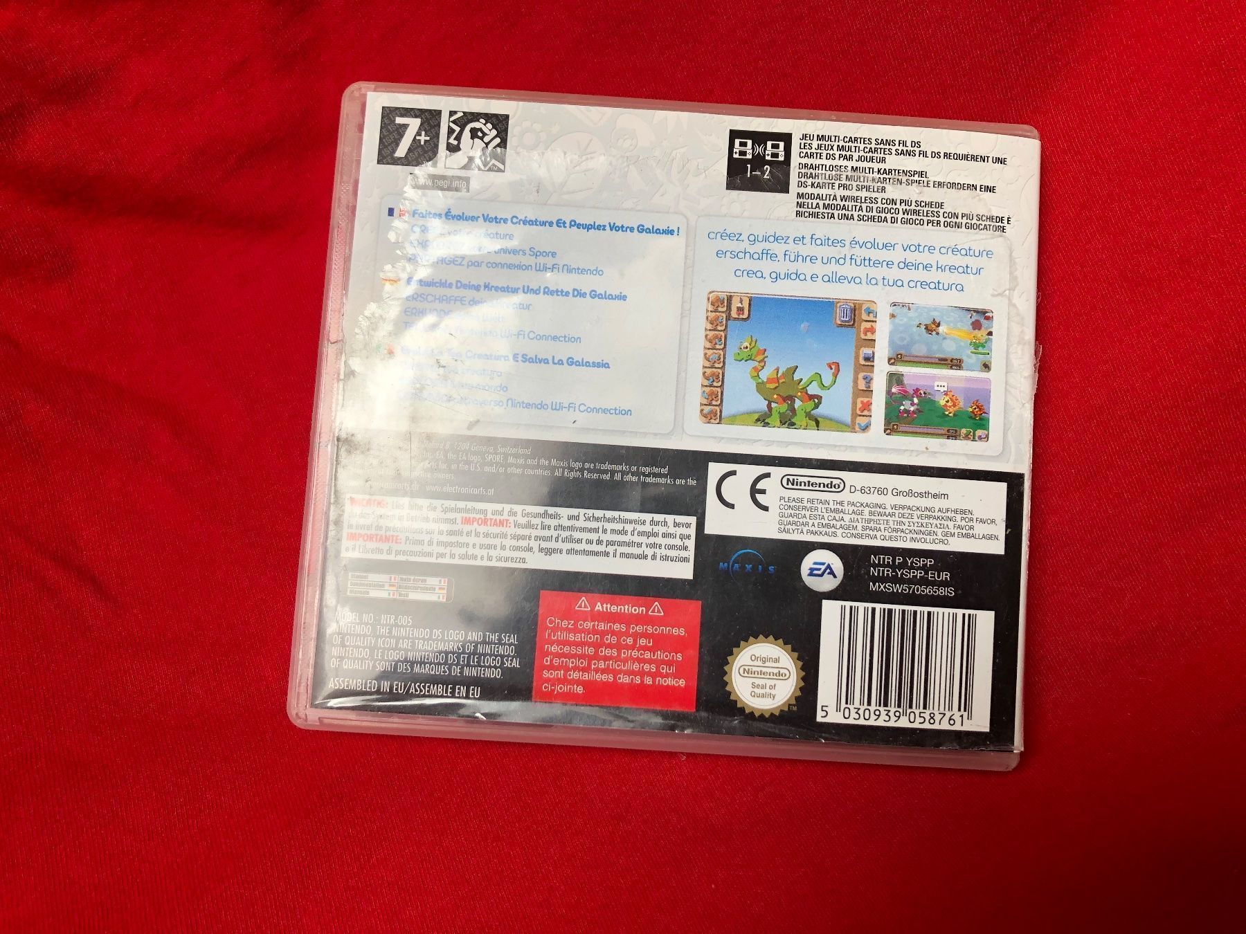 Nintendo Spiele: NINTENDO DS Spiel - Jeu Spore Creatures 3 Sprache FR DE IT – Gebraucht aus St-Aubin FR von Tiweety 1