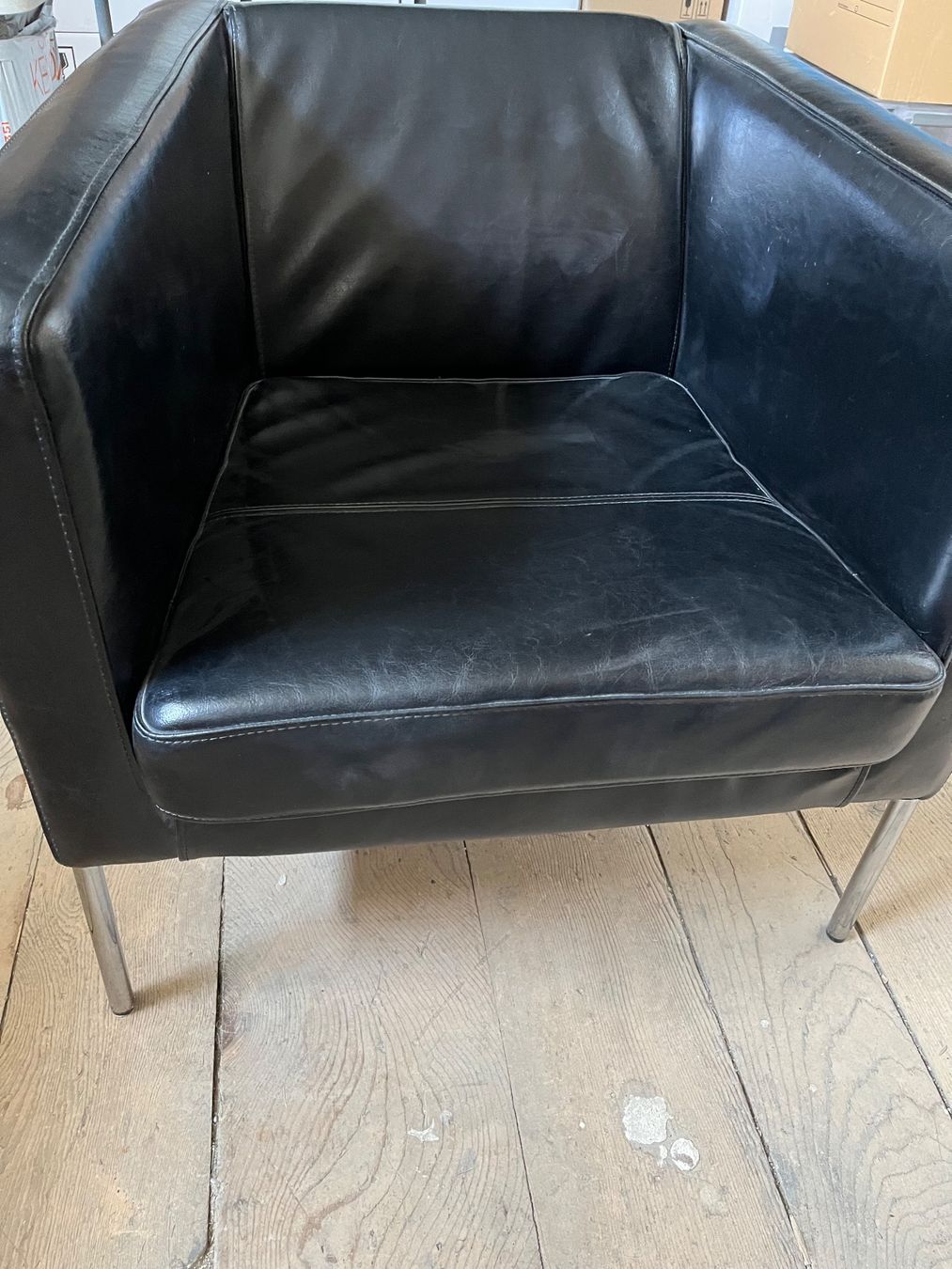 Ikea Sessel: Ikea Klippan Ledersessel – Gebraucht aus Derendingen von Sabine16 1