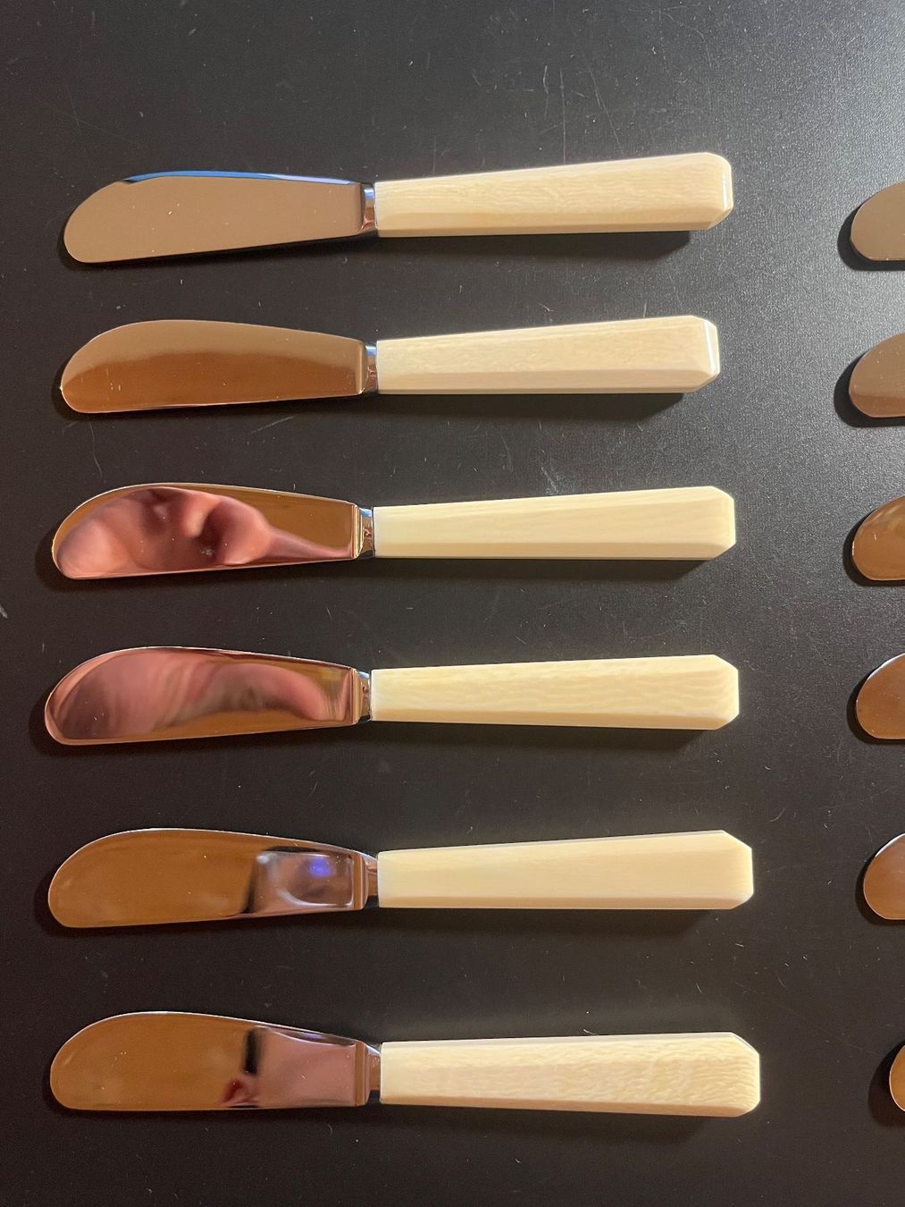 Posate: Buttermesser Elfenbein farbig – Nuovo (secondo la descrizione) da Madiswil venduto da nofox222 5
