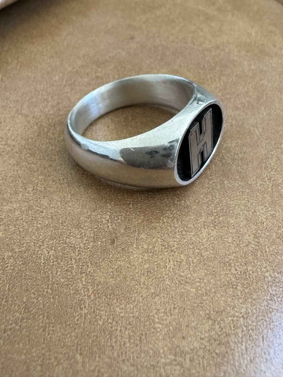 Ringe: Silber ring mit Buchstabe "H" - Echt – Gebraucht aus Untersiggenthal von Dilosh.ch 1