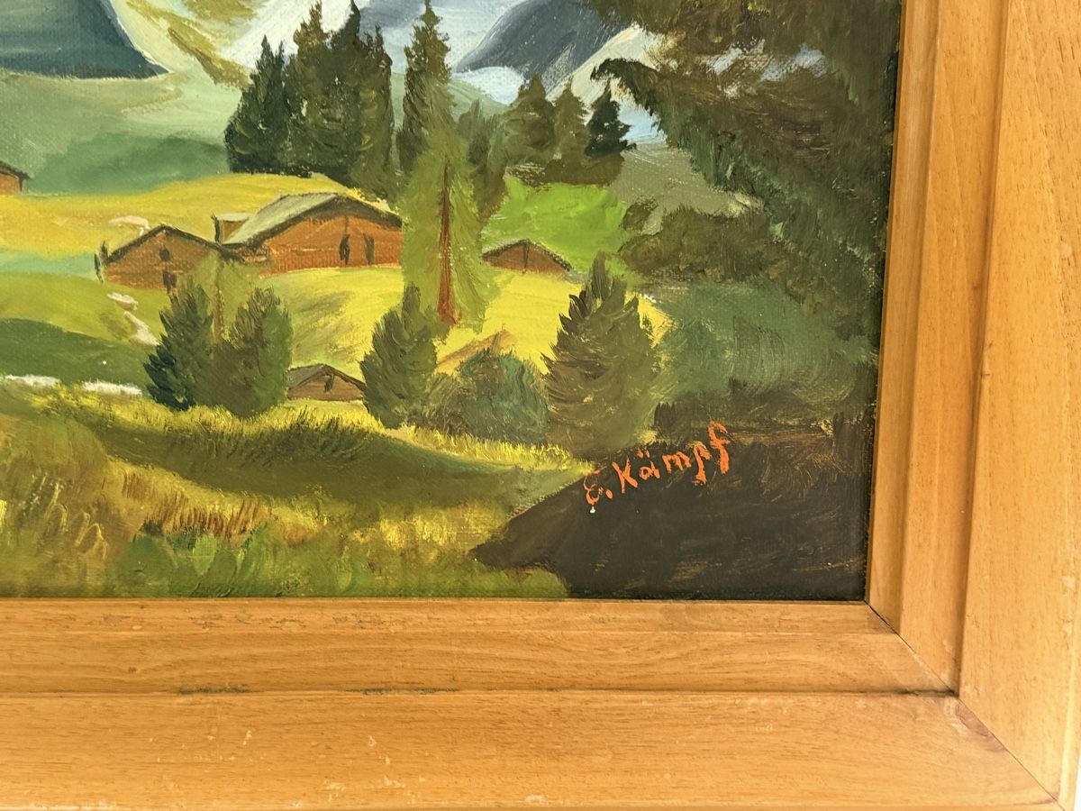 Dipinti: E. Kämpf - Ölgemälde  – Usato da Solothurn venduto da NUVICO 5