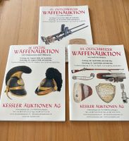 Kessler Waffenauktion 3 Kataloge Jahr 2018