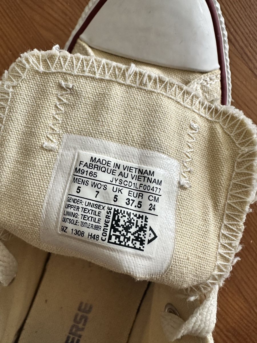 Converse Herrenschuhe: Converse All Stars, Creme, Gr. 37.5 – Gebraucht aus Zürich von kim_kong 3