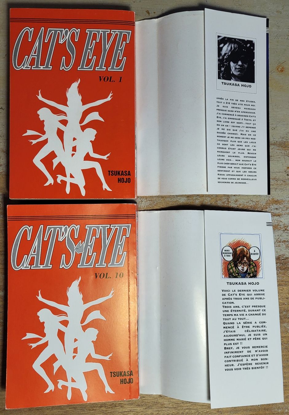 Comics: Mangas Cat's Eye Vol.1 à 10 Tsuki Poche – Gebraucht aus Montet (Glâne) von KOADA 3