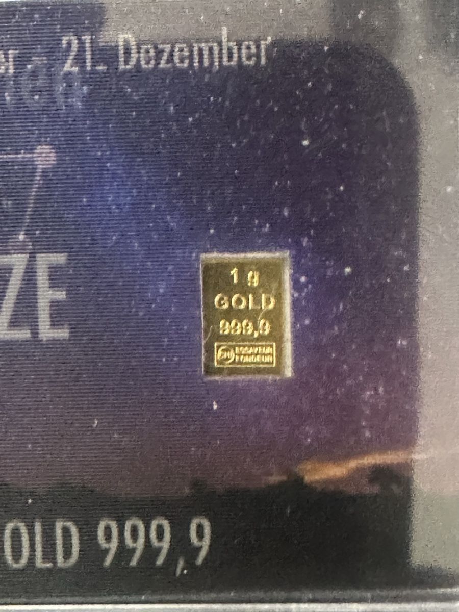 Edelmetalle: Goldbarren 1g Valcambi Suisse – Neu und originalverpackt aus Untersiggenthal von byiggy 2