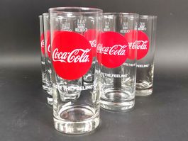 6x COCA COLA Glas 0.5 L