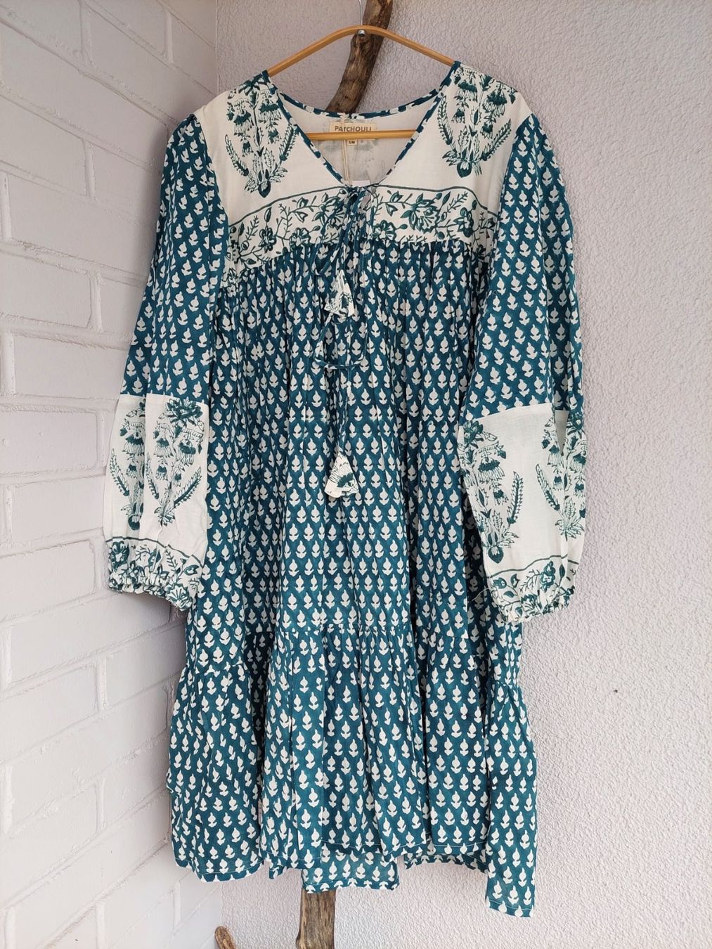 Vestiti: Mini Dress ~ Pine.  Hand block prints – Nuovo e nell'imballaggio originale da Chiasso venduto da Pat_chuli