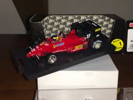 Ferrari 126 C4 M. Alboreto 1/43 Inkl. Figur !!GP Belgio 1984