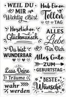 Silikonstempel Weil du mir wichtig bist