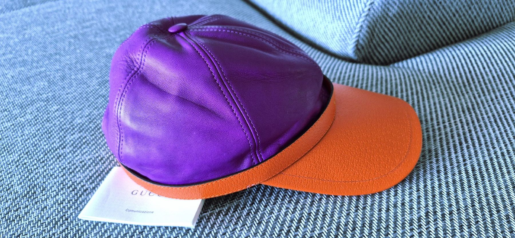 Gucci Copricapi, berretti & cappellini: Gucci Leder-Cap – Nuovo e nell'imballaggio originale da Herznach venduto da DieMartin 1