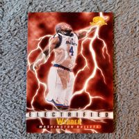 1995-96 NBA Skybox Premium Chris Webber Electrified Card